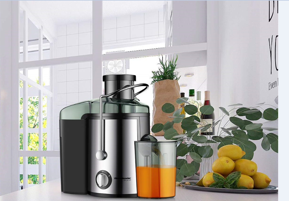 Homeleader Juicer Juice Extractor Wide Mouth Centrifugal Juicer,2 Speed