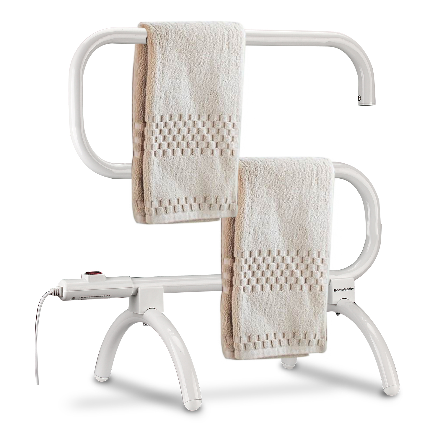 Homeleader Small Towel Warmer, Heated Towel Rack, Wall Mount & Free